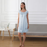 Chemise de Nuit en Soie Décontractée